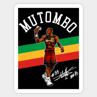 Dikembe Mutombo - Not in My hOuse!!! Magnet